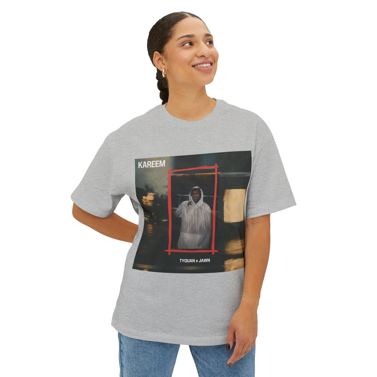KAREEM Oversized Boxy Tee