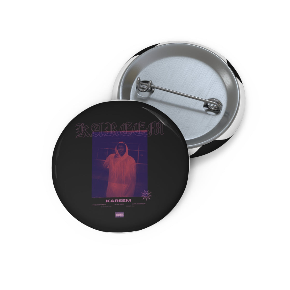 KAREEM pin mockup
