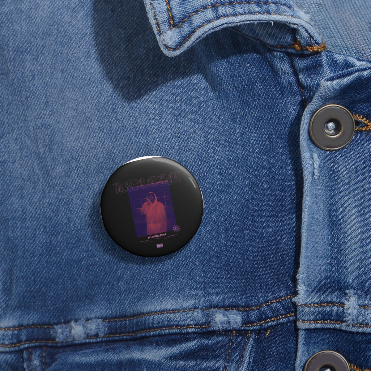 KAREEM Pin Button