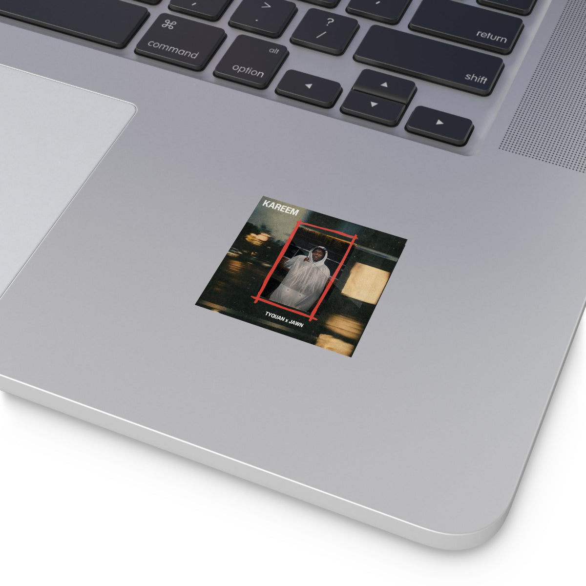 KAREEM album-art vinyl sticker mockup included in Supporter Edition