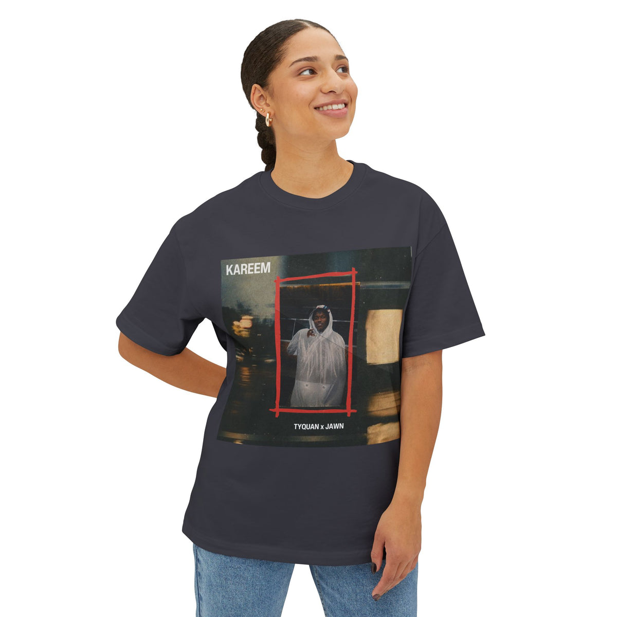 KAREEM Oversized Boxy Tee