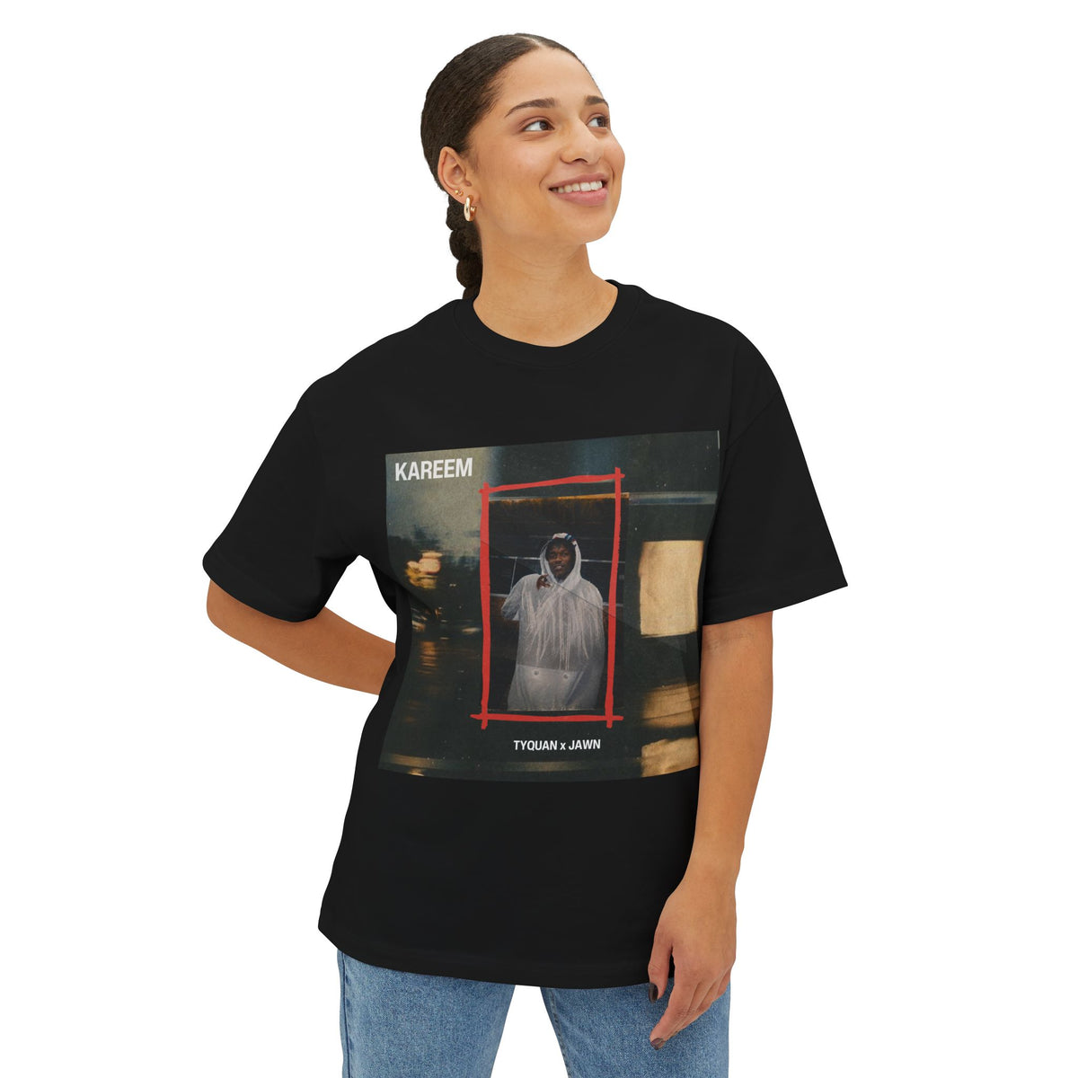 KAREEM Oversized Boxy Tee