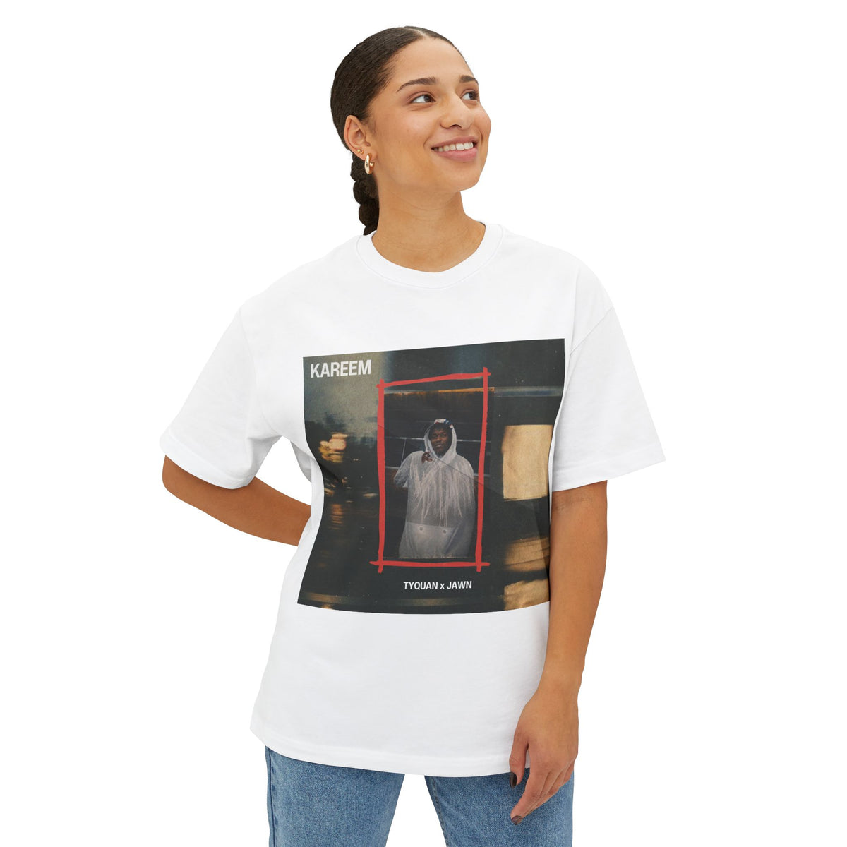 KAREEM Oversized Boxy Tee